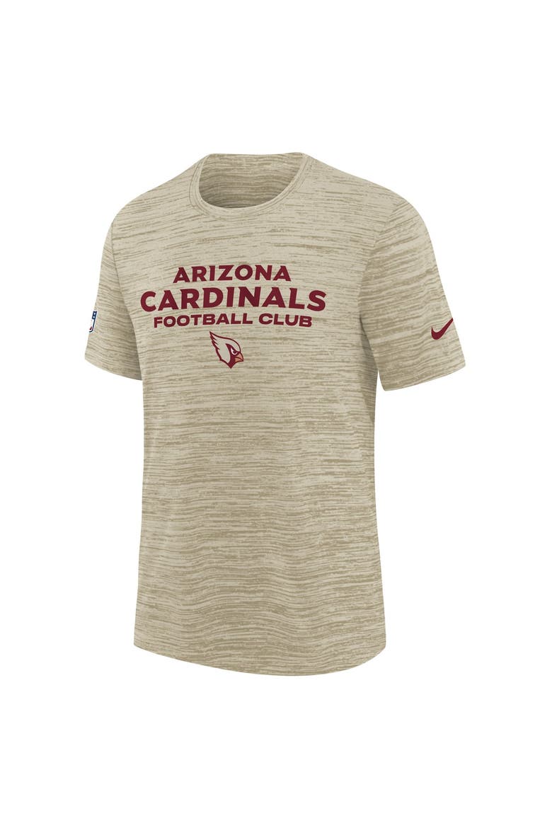 Youth Nike  Natural Arizona Cardinals Rivalries Collection Sideline Velocity Dri-FIT T-Shirt, Alternate, color, Natural