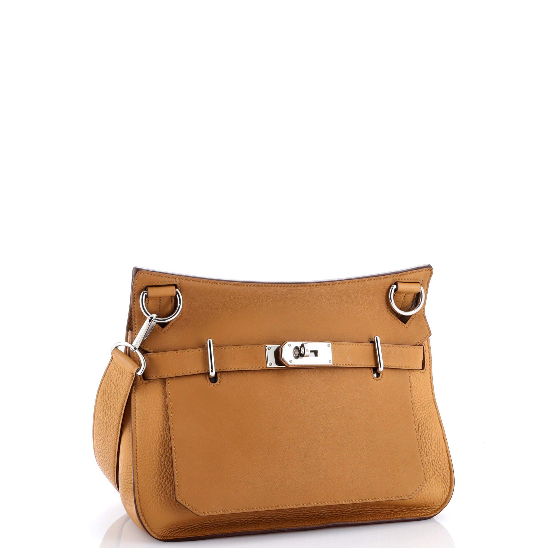 Pre-Owned Hermes Jypsiere Bag Bicolor Clemence and Swift 31, Alternate, color, 