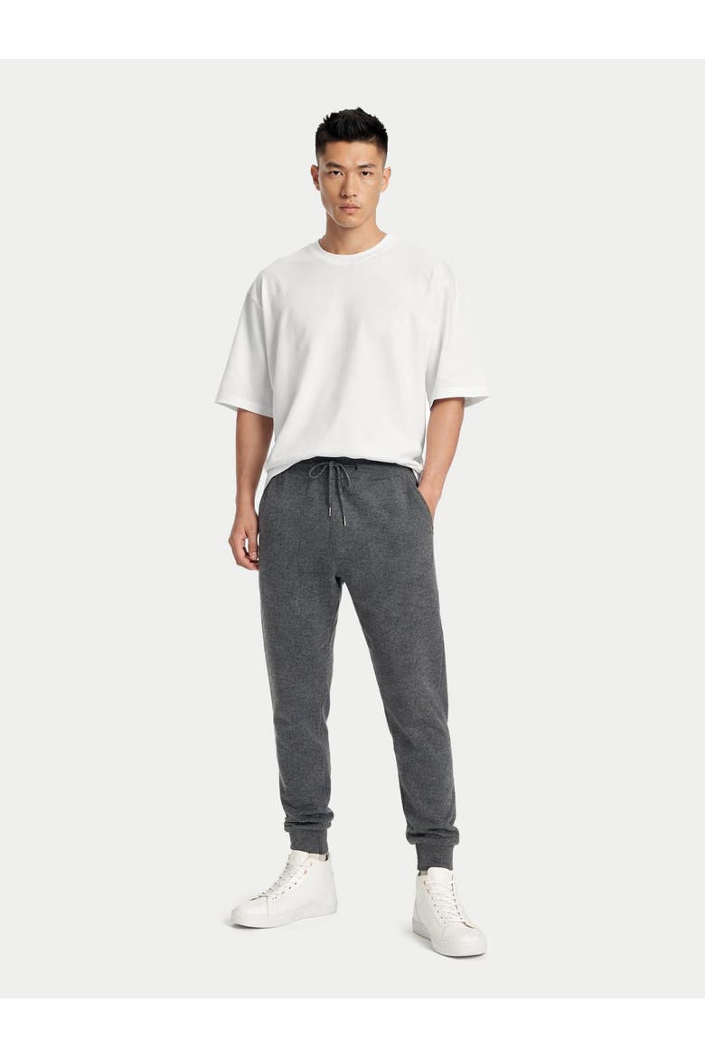 Men's Cashmere Jogger, Alternate, color, plum kitten