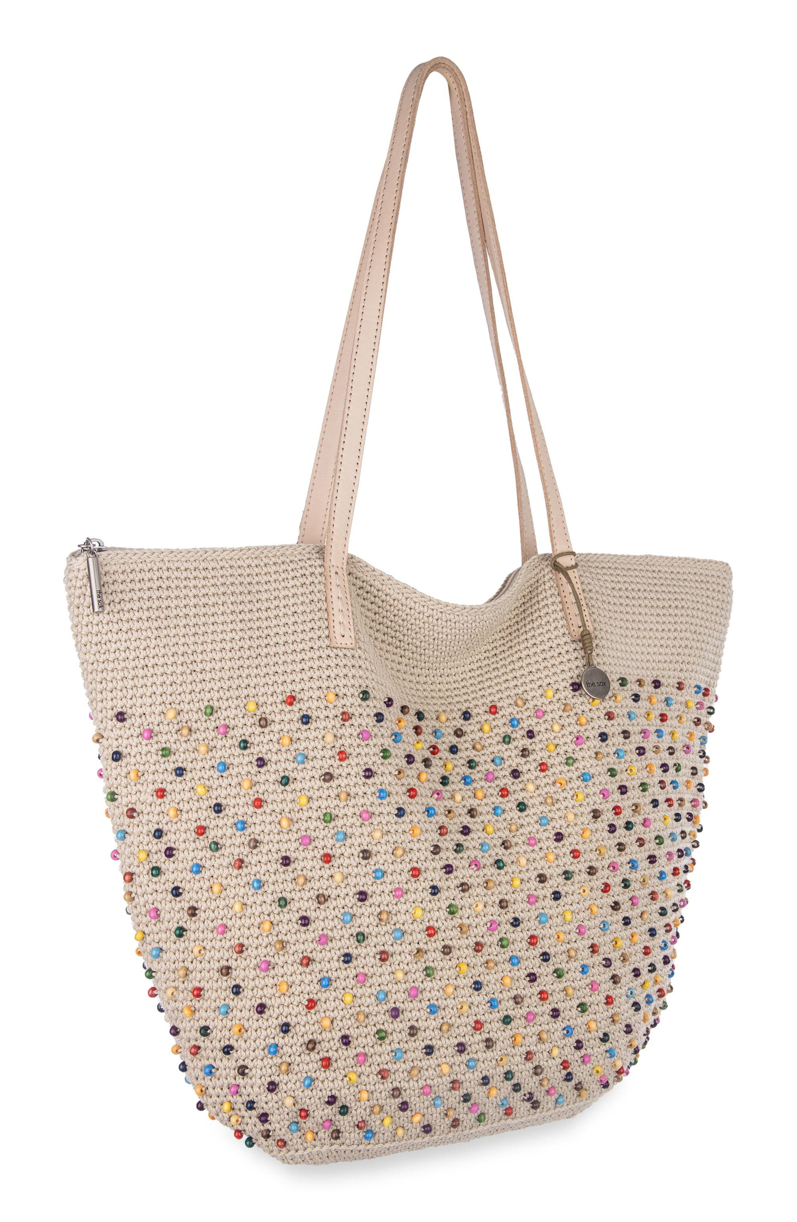 Faye Hand Crochet Tote, Alternate, color, ECRU ML BD