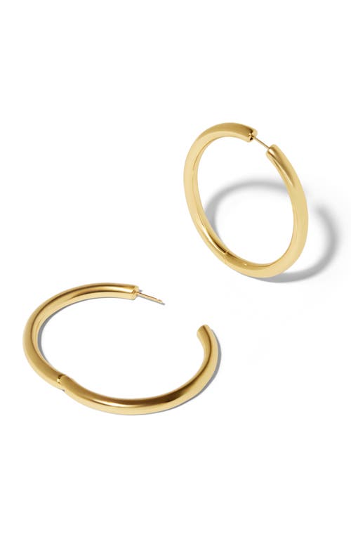 Jennifer Fisher Lilly Hinge Baby Hoop Earrings In Yellow Gold