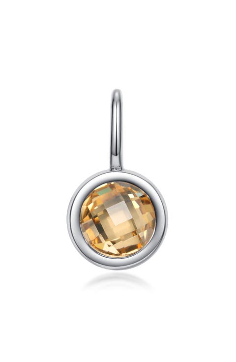 Simulated Birthstone Pendant