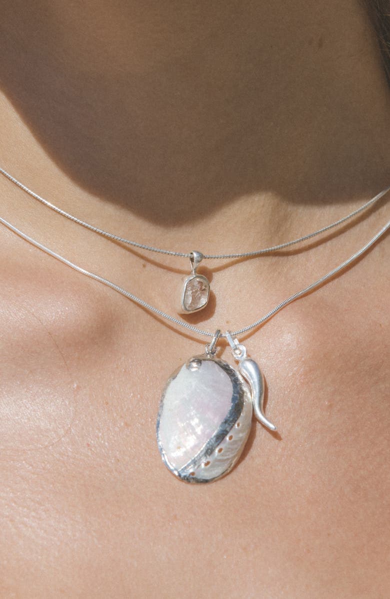 Child of Wild Sicilian Nights Pendant Necklace, Alternate, color, Silver