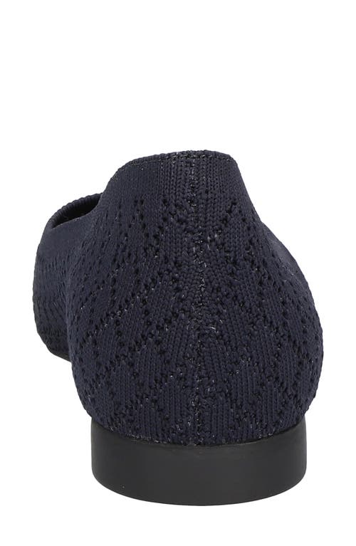 Bella Vita Mireya Knit Flat In Black