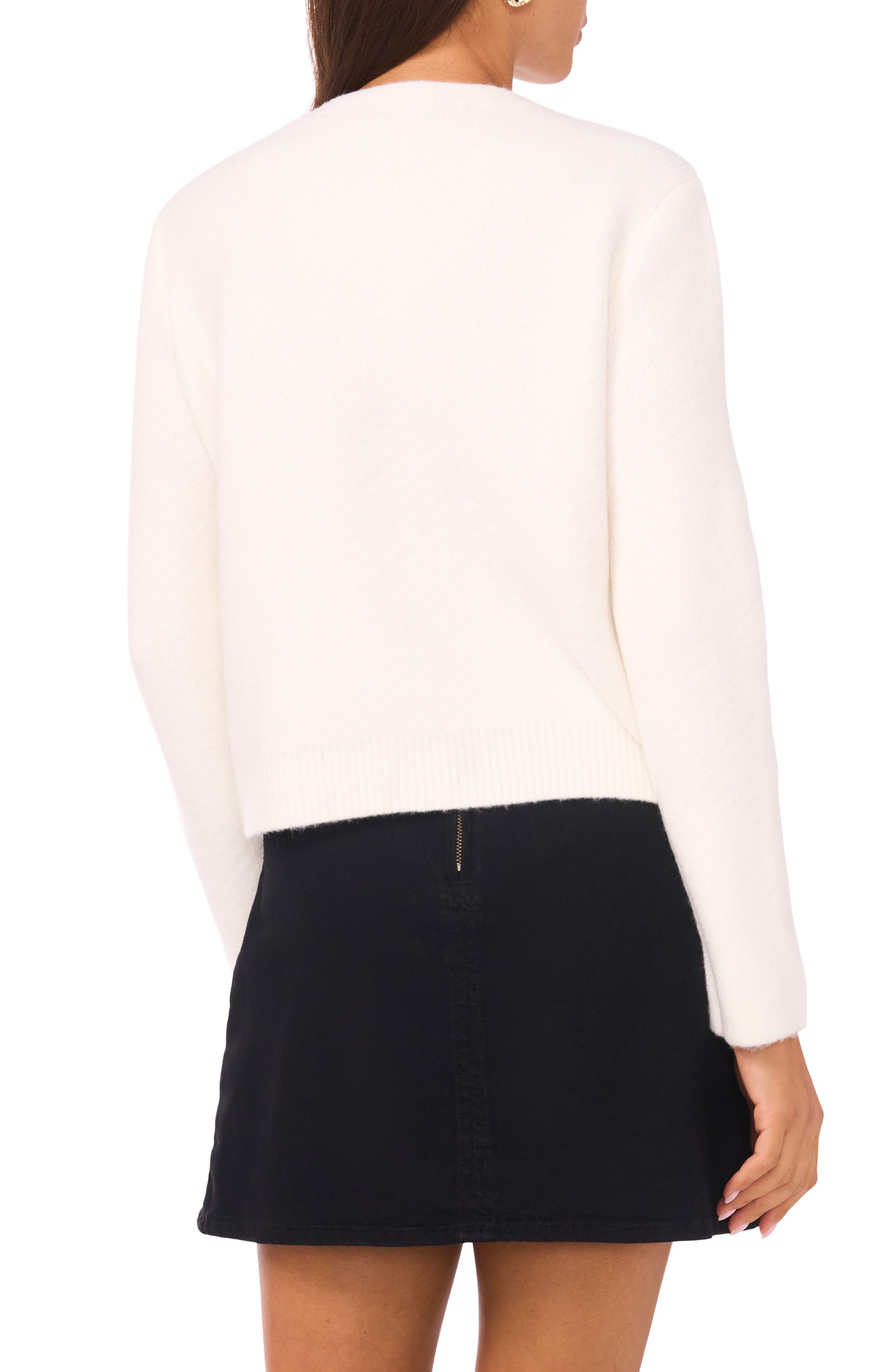 Long Sleeve Cardigan with Patch Pockets - image 4