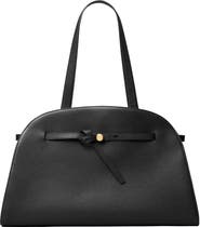 Tory Burch Large Romy Bauletto Leather Handbag