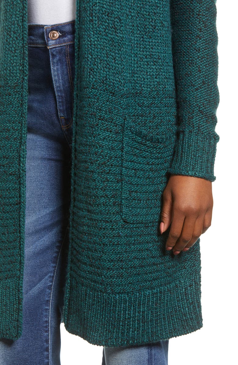 Caslon<sup>®</sup> Mixed Stitch Long Cardigan, Alternate, color, 