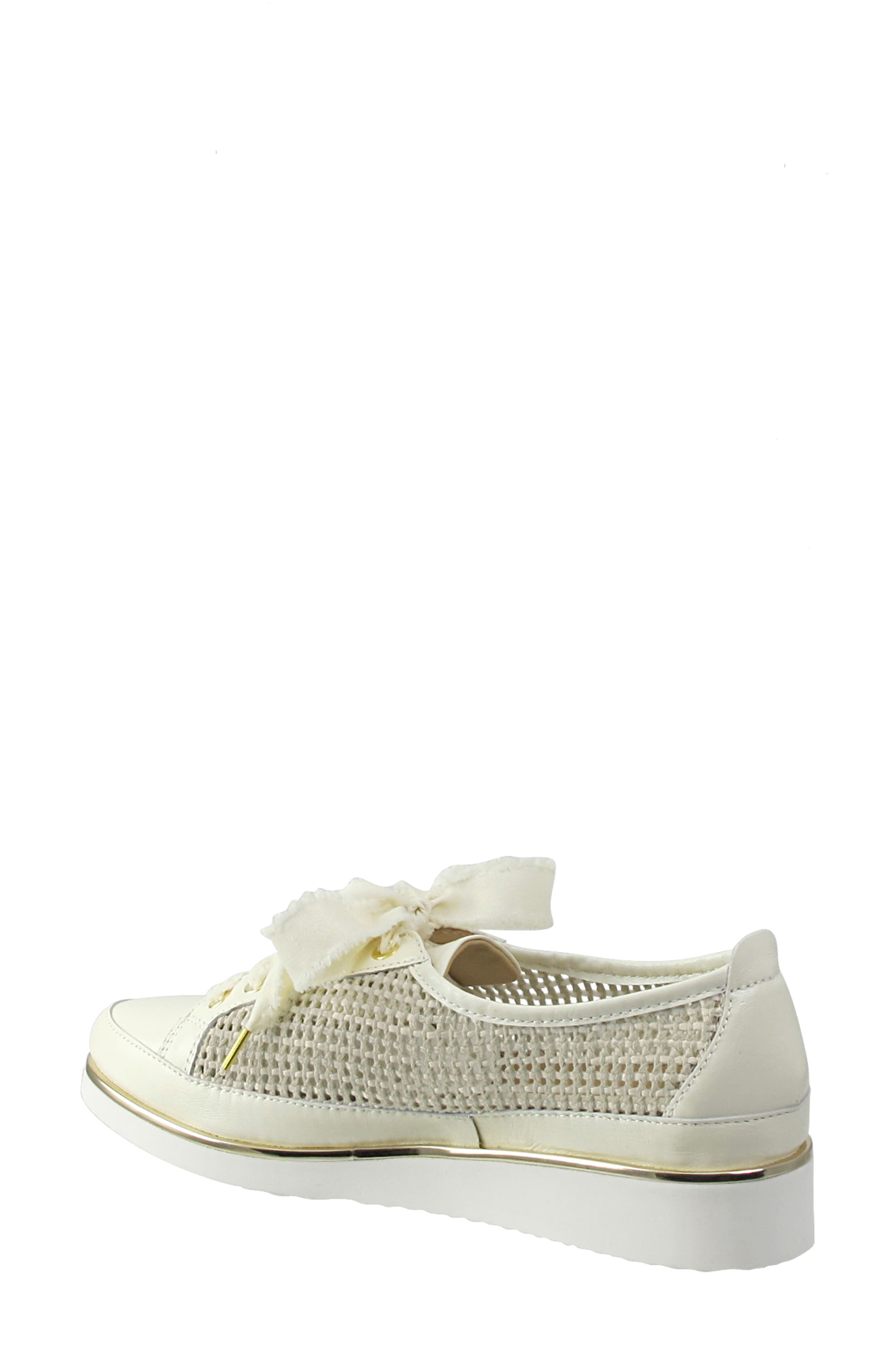 Ron White Novalee Woven Raffia Sneaker, Alternate, color, 