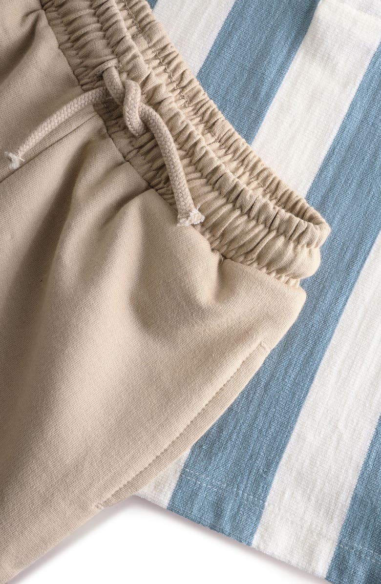 NEXT Kids' Stripe Cotton Polo & Shorts Set, Alternate, color, 