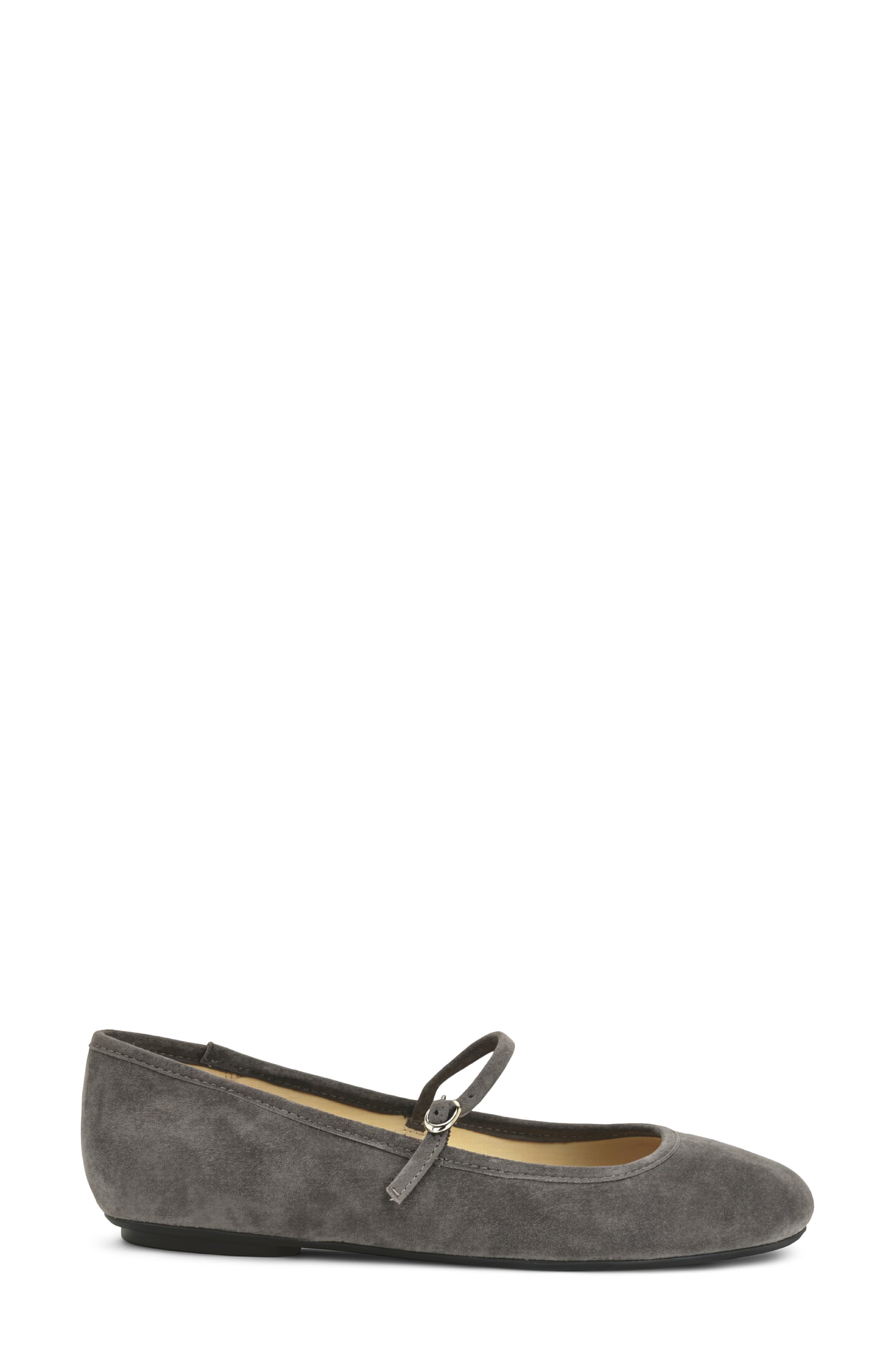 Classik Mary Jane Flat, Alternate, color, DARK GREY