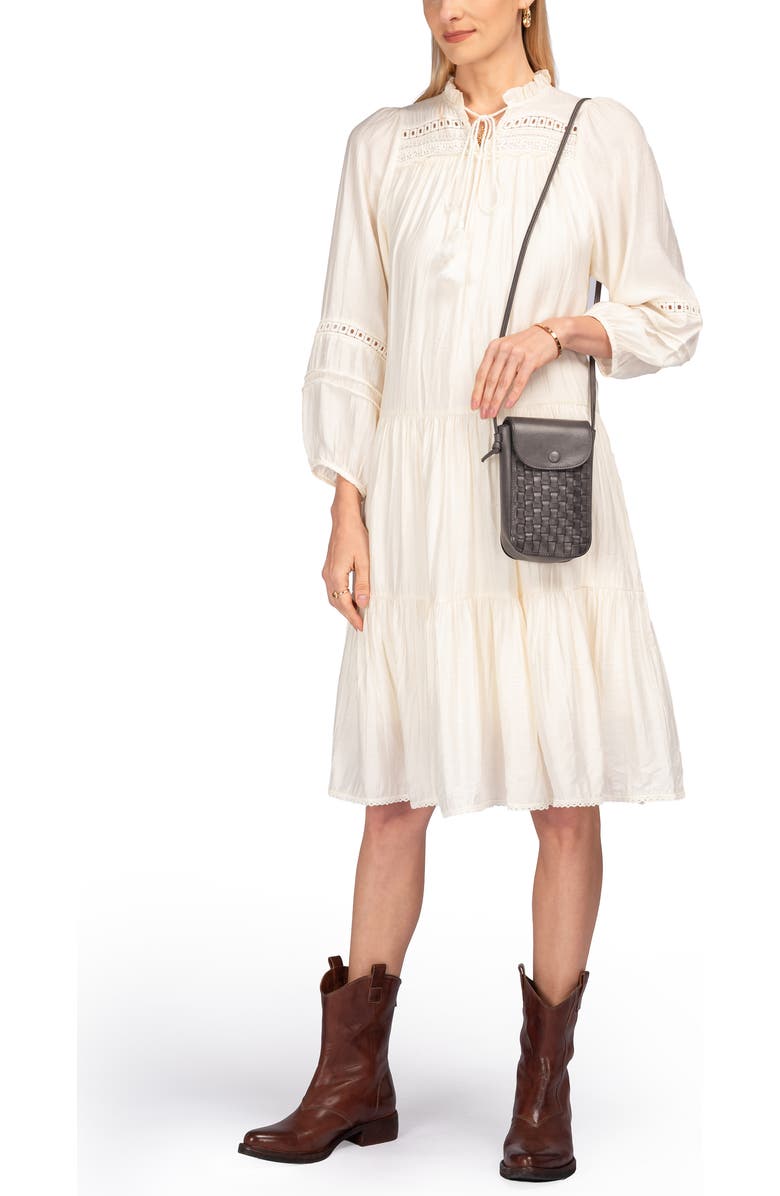 OLD TREND Lantana Genuine Leather Structured Everyday Crossbody, Alternate, color, Grey