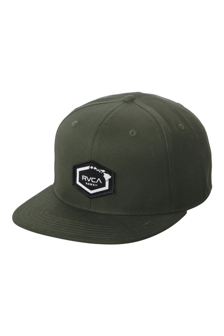 Island Hex Adjustable Baseball Cap, Main, color, OLIVE