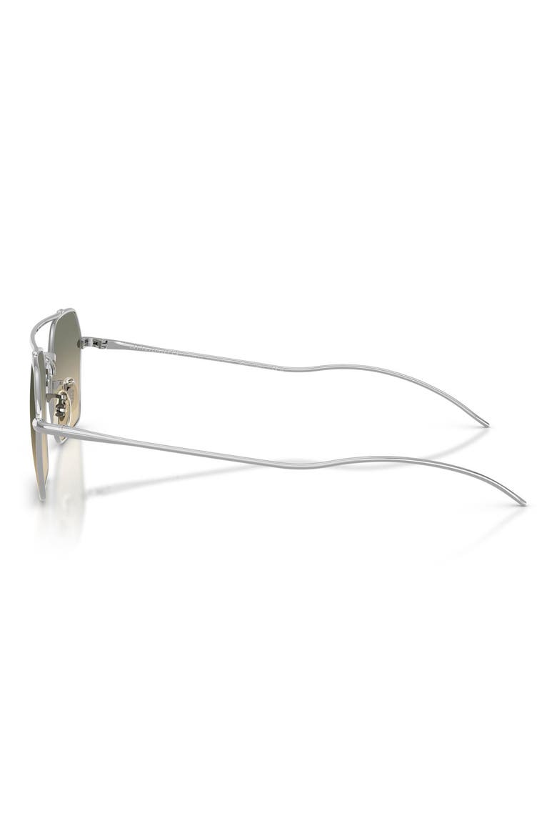 TK-15 53mm Geometric Sunglasses, Alternate, color, SILVER / ENOKI GRADIENT