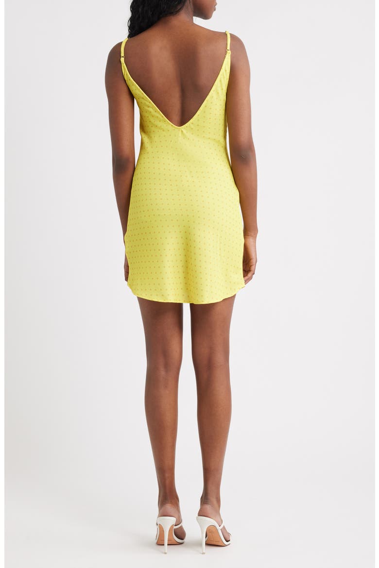 The Jordan Polka Dot Minidress, Alternate, color, YELLOW
