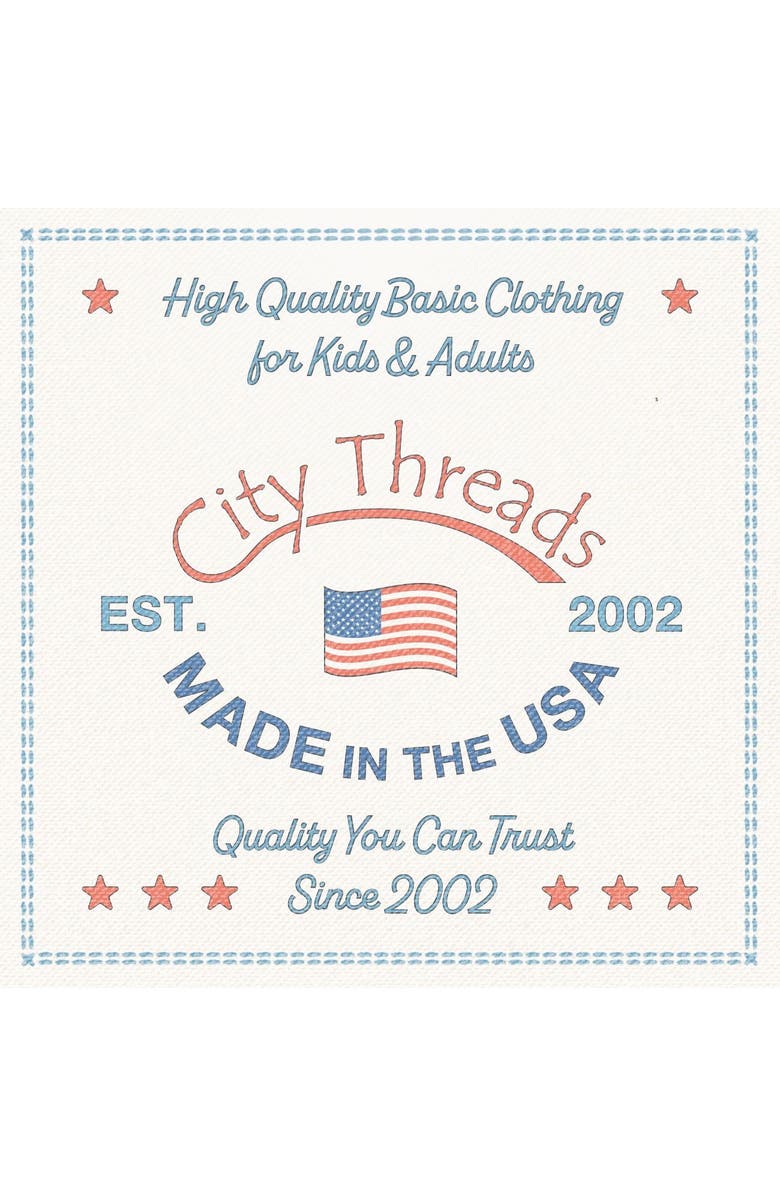 City Threads USA-Made Soft 100% Cotton Boy Style Bike Short, Alternate, color, Black