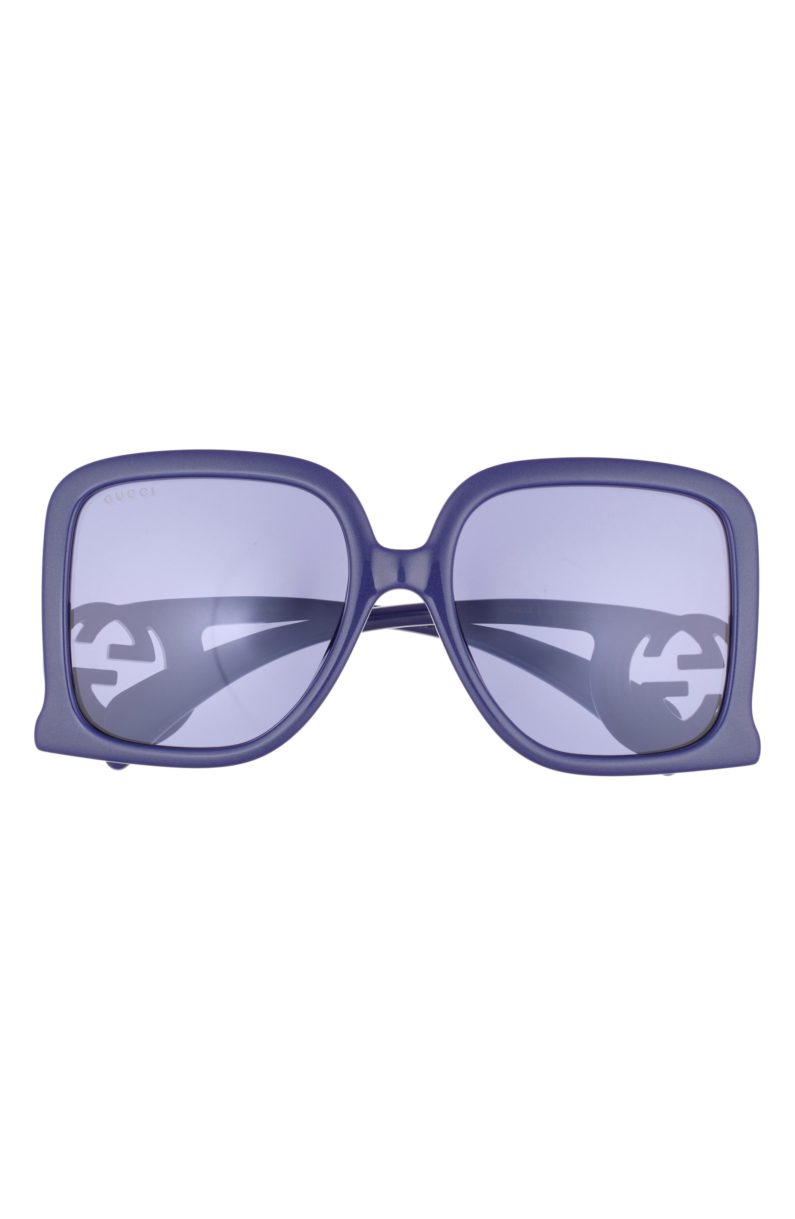 Gucci 55mm Square Sunglasses