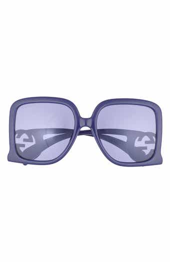 Gucci 55mm Square Sunglasses