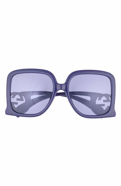 Gucci 55mm Square Sunglasses