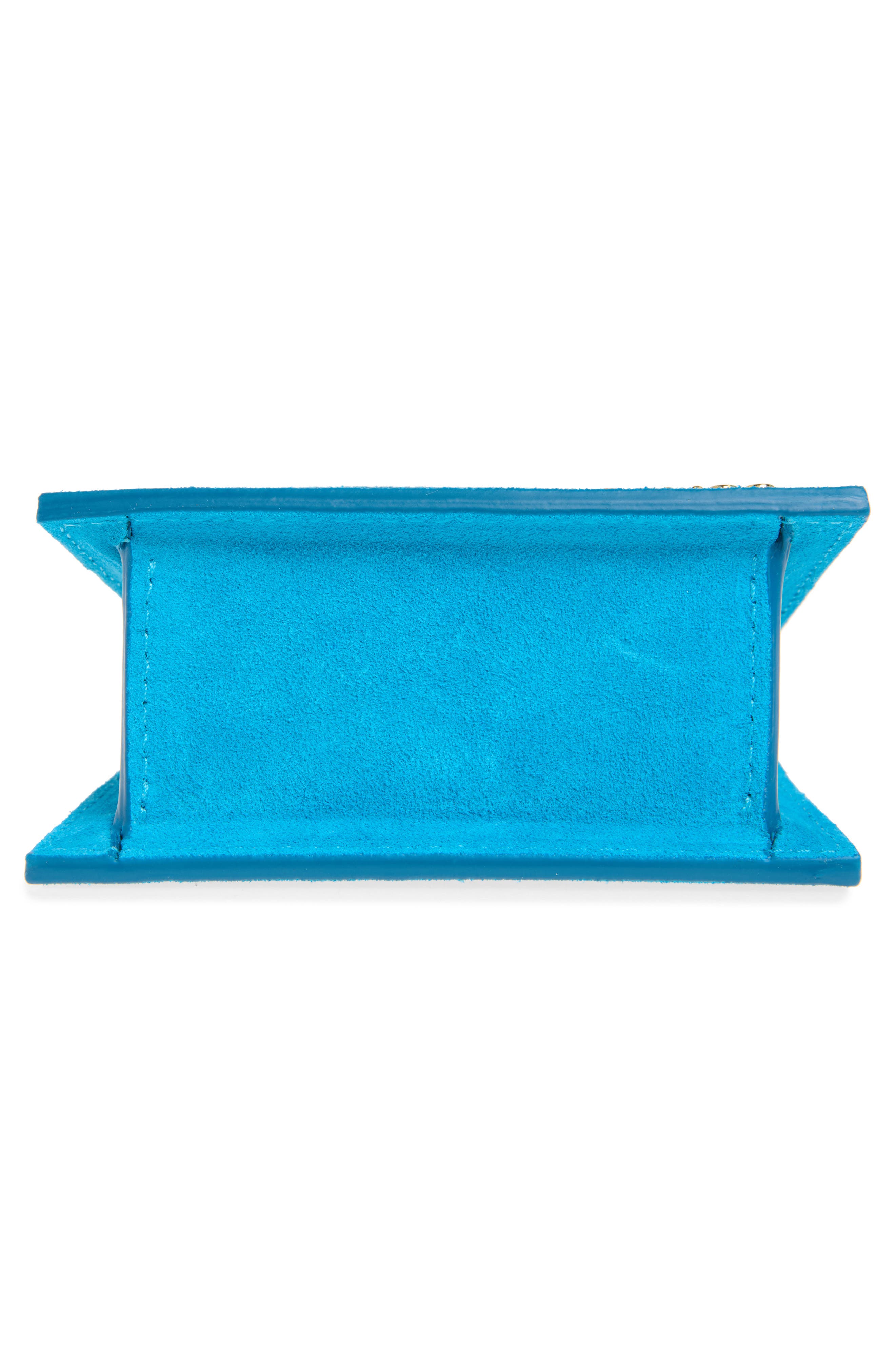 Le Chiquito Leather Top Handle Bag, Alternate, color, MEDIUM BLUE 342