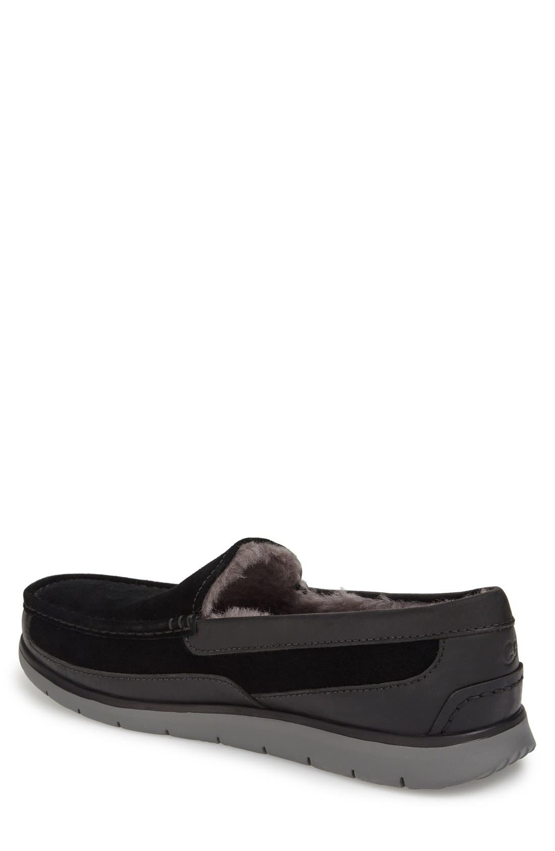 Fascot Indoor/Outdoor Slipper, Alternate, color, BLACK