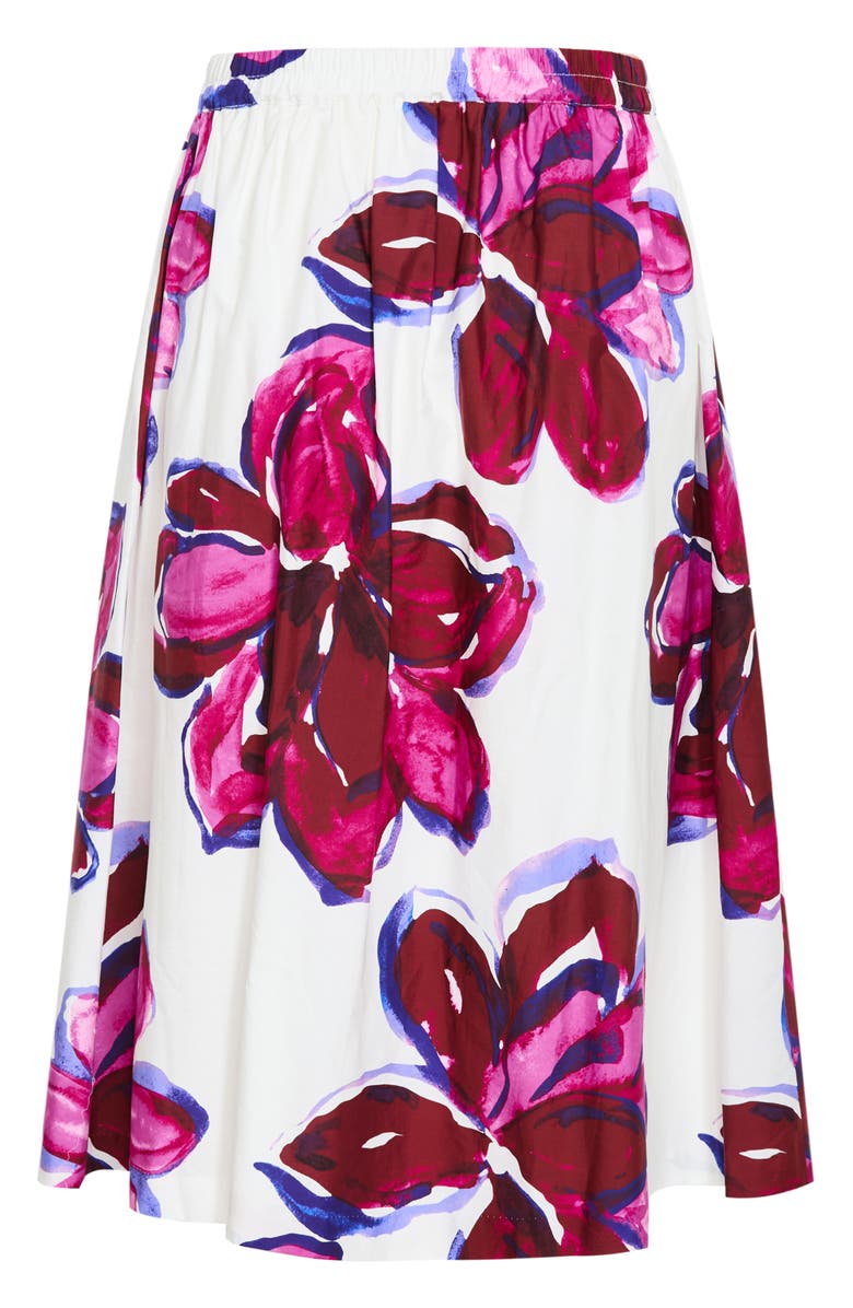 City Chic Floral Print Maxi Skirt, Alternate, color, 