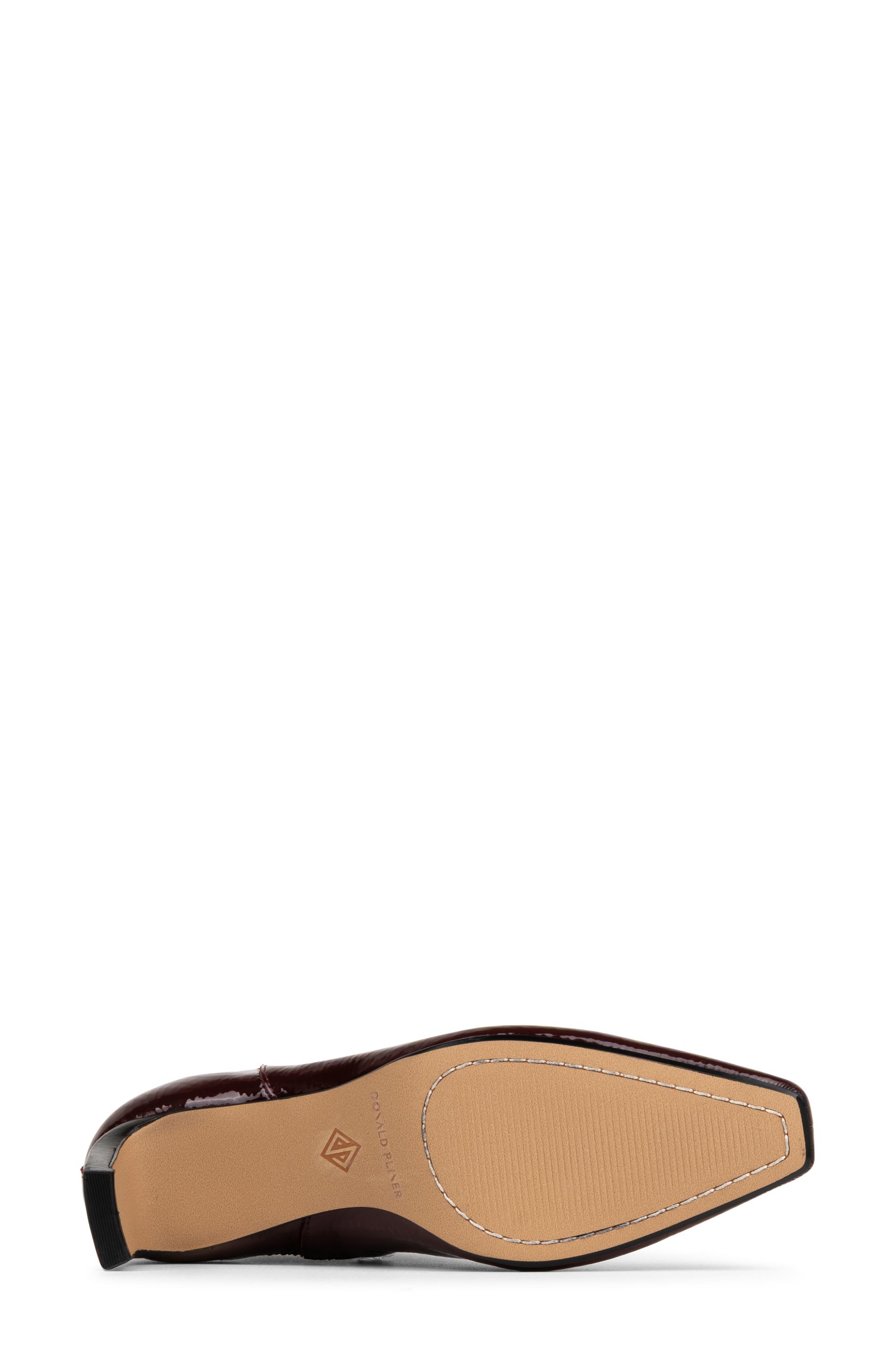 Brittnie Patent Leather Bootie, Alternate, color, BORDEAUX