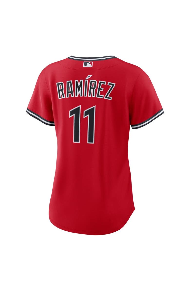 Nike Women's Nike José Ramírez Red Cleveland Guardians Alternate 2 Replica Jersey, Alternate, color, Red