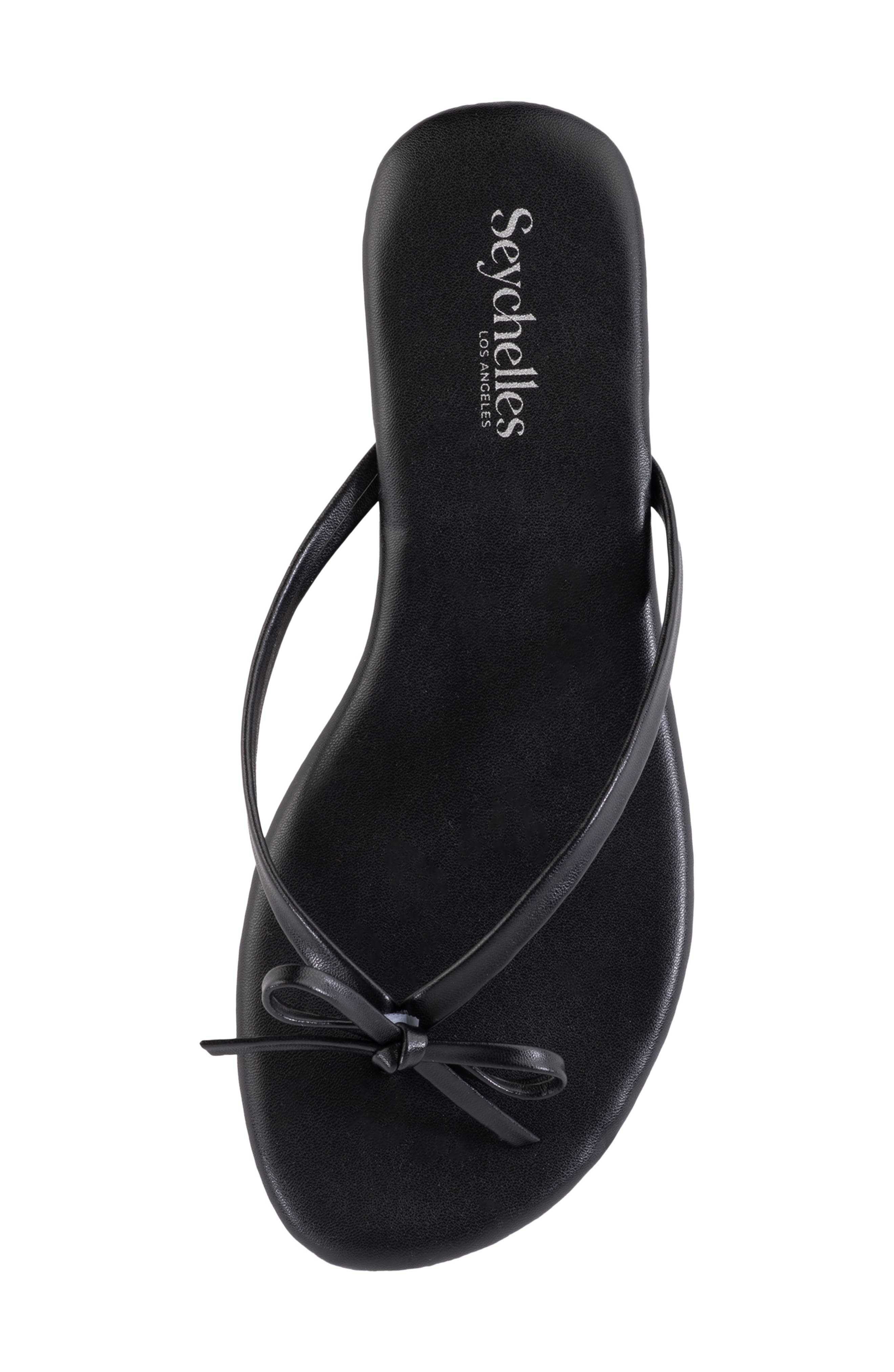 Seychelles Wish List Flip Flop, Alternate, color, Black