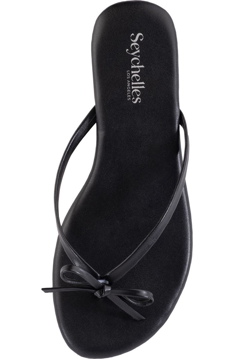 Seychelles Wish List Flip Flop, Alternate, color, Black