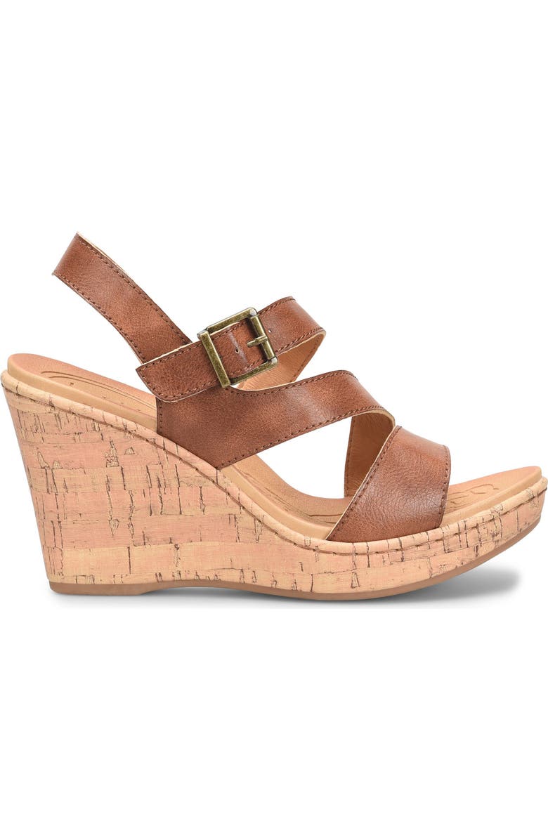 B O C BY BØRN Schirra Cork Wedge Sandal, Alternate, color, Tan