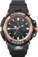 PLEIN SPORT Chronograph Quartz Silicone Strap Watch, 50mm