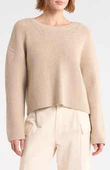 Crisscross Back Crewneck Sweater