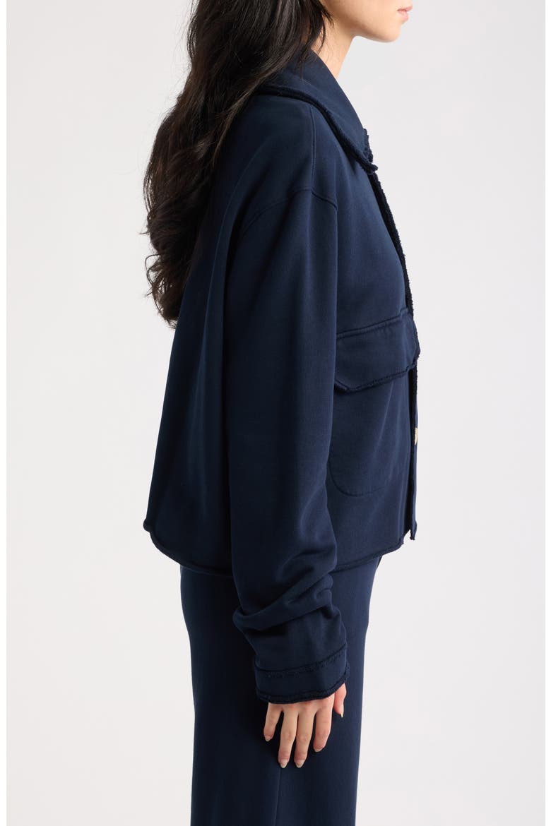 Rowan Crop Utility Jacket, Alternate, color, CLASSIC NAVY