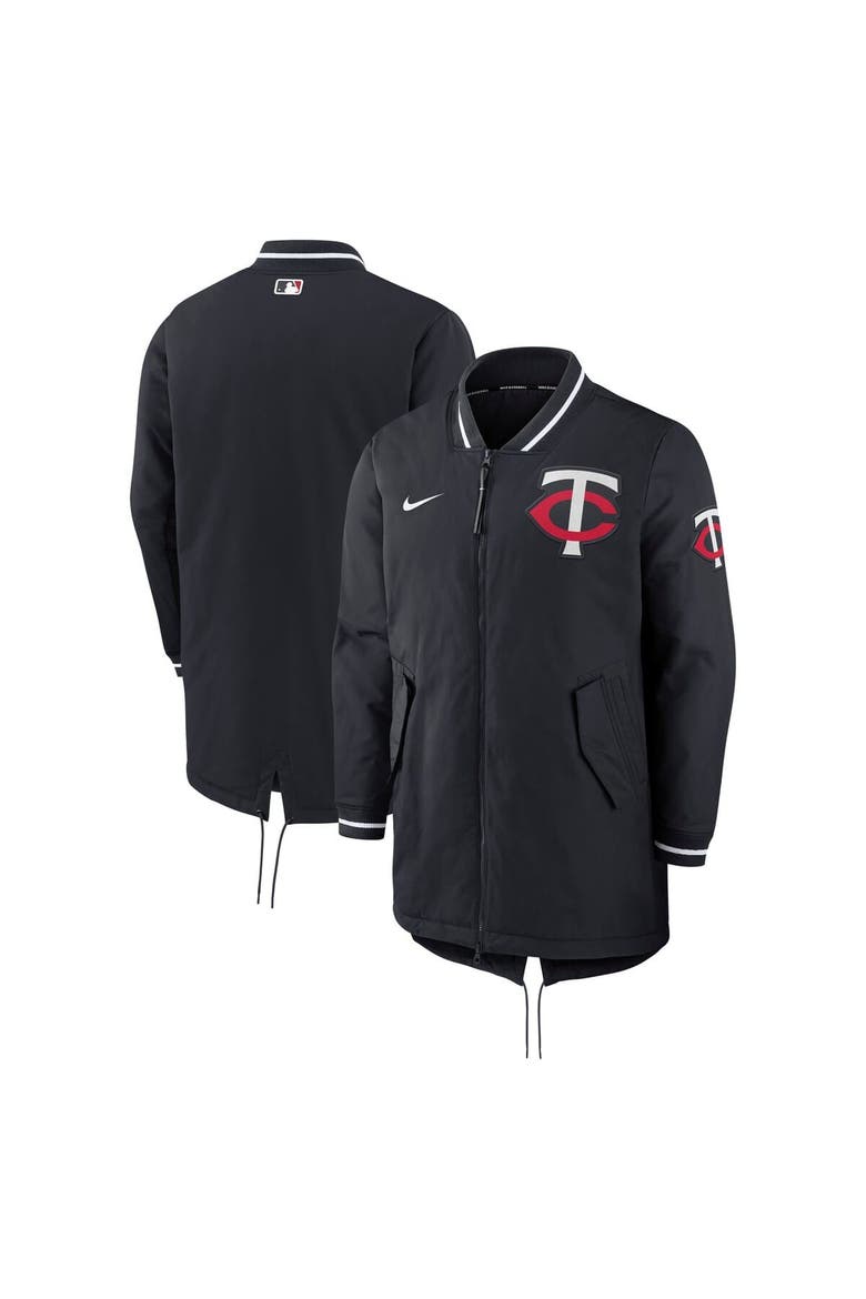 Men's Nike  Navy Minnesota Twins Dugout Performance Full-Zip Jacket, Main, color, Navy