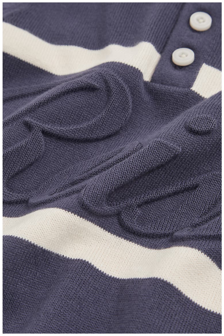 Kids' Ellis Stripe Cotton Polo, Alternate, color, ELLISSRNAVYBLUE/ WHITE