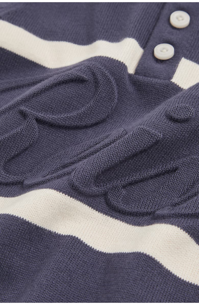 Reiss Kids' Ellis Stripe Cotton Polo, Alternate, color, Ellissrnavyblue/ White