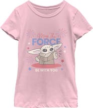 Star Wars: The Mandalorian Girls Star Wars The Mandalorian The Fireworks Be With You T Shirt