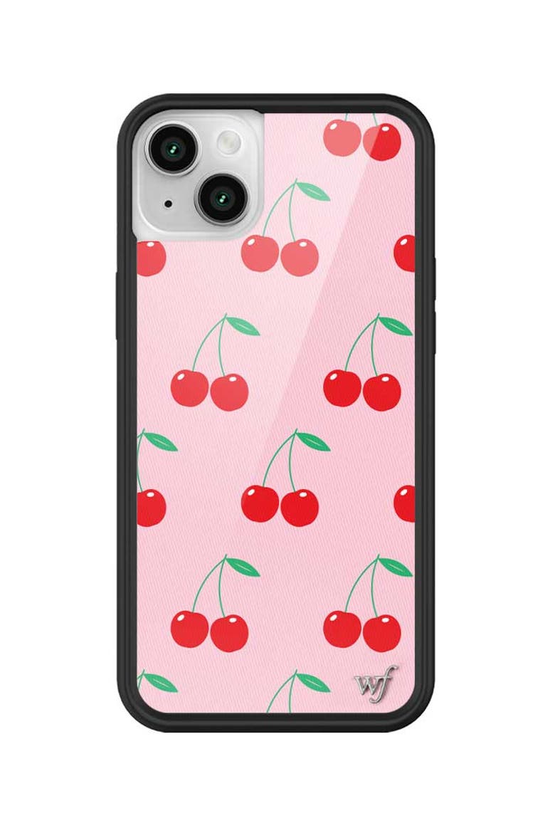 Pink Cherries iPhone Case, Alternate, color, Pink