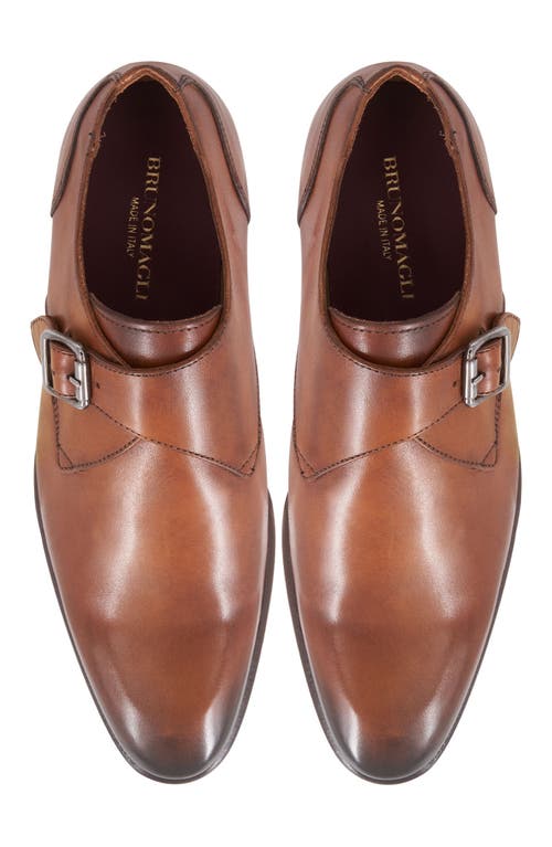 Bruno Magli Solero Monk Strap Loafer In Burgundy