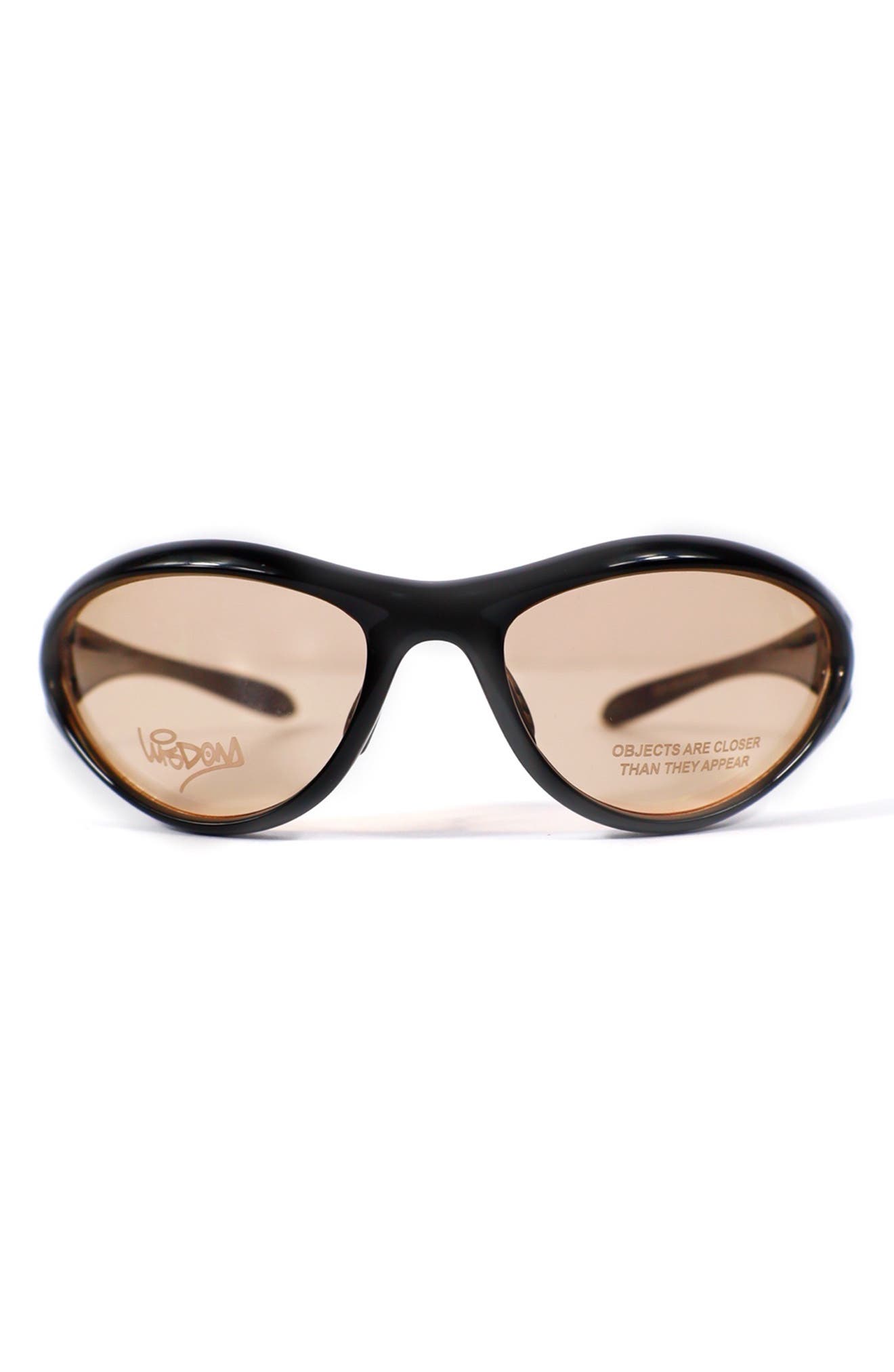 Wisdom Frame 19 63mm Polarized Round Sunglasses
