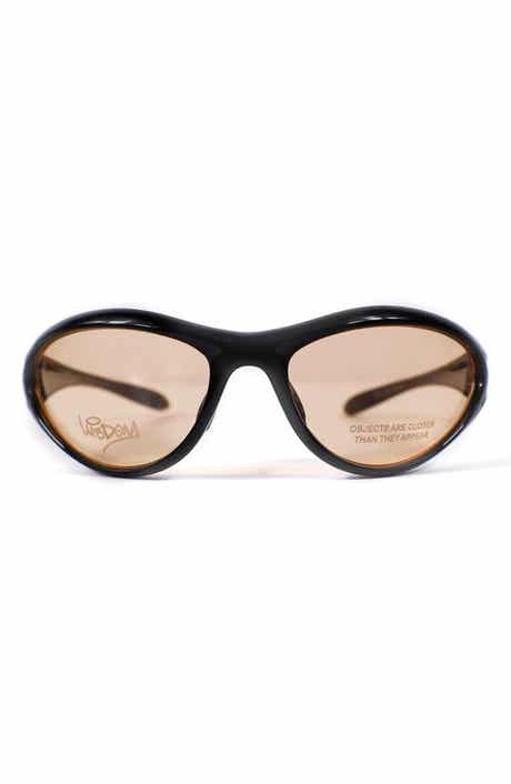 Wisdom Frame 19 63mm Polarized Round Sunglasses