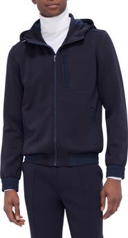 Bugatchi Hooded Long Sleeve Knit Top