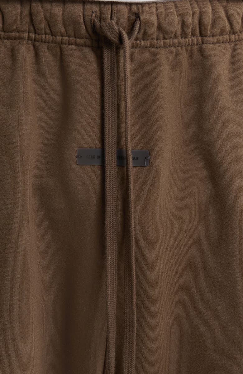 Fear of God Essentials Cotton Fleece Flare Sweatpants, Alternate, color, Brown