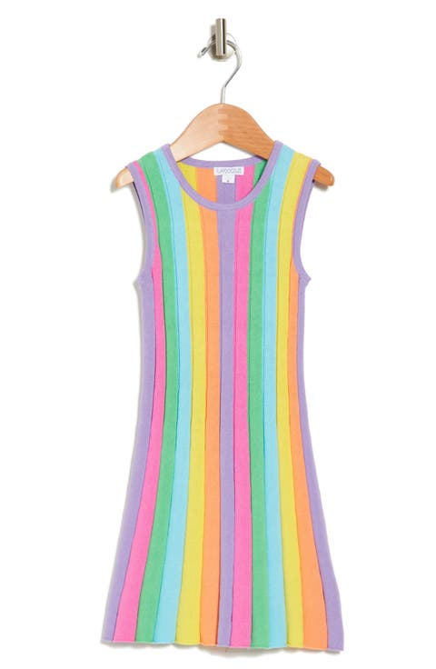 Kids' Rainbow Stripe Knit Dress (Toddler & Little Kid)