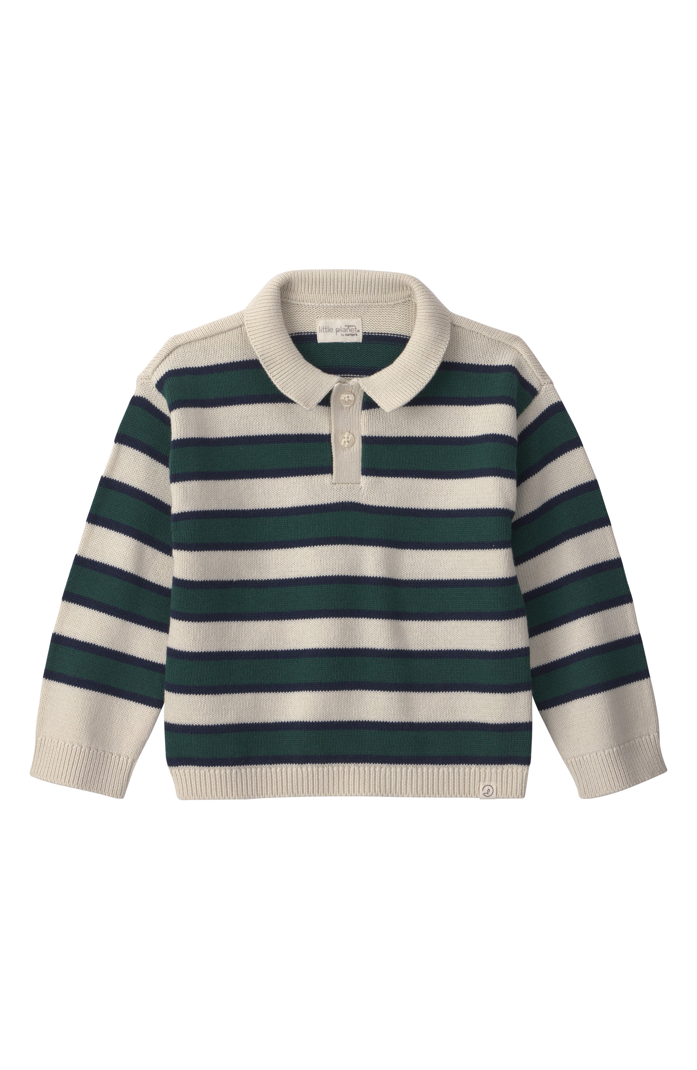 selected LP GREEN NAVY STRIPE
