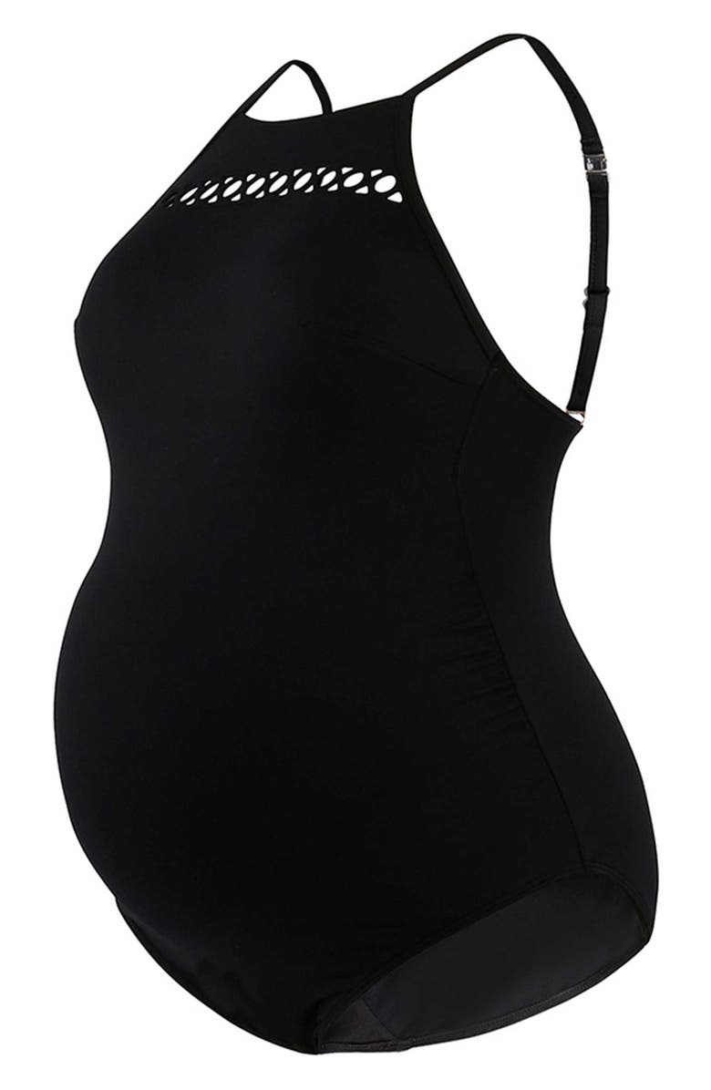 Cache Coeur Brisbane One-Piece Maternity Swimsuit, Alternate, color,