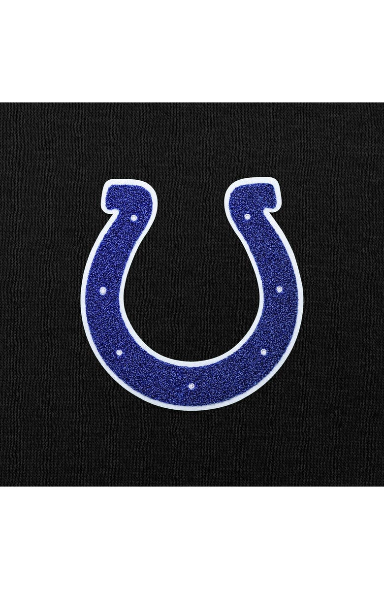 ANTIGUA Men's Antigua Black Indianapolis Colts Victory Chenille Pullover Hoodie, Alternate, color, Black