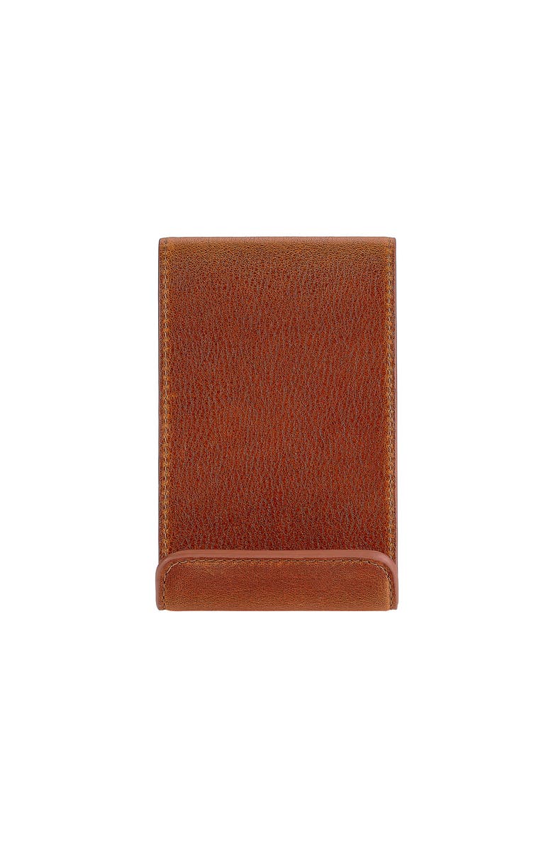 Graphic Image Leather Phone Tablet Holder, Alternate, color, Cognac