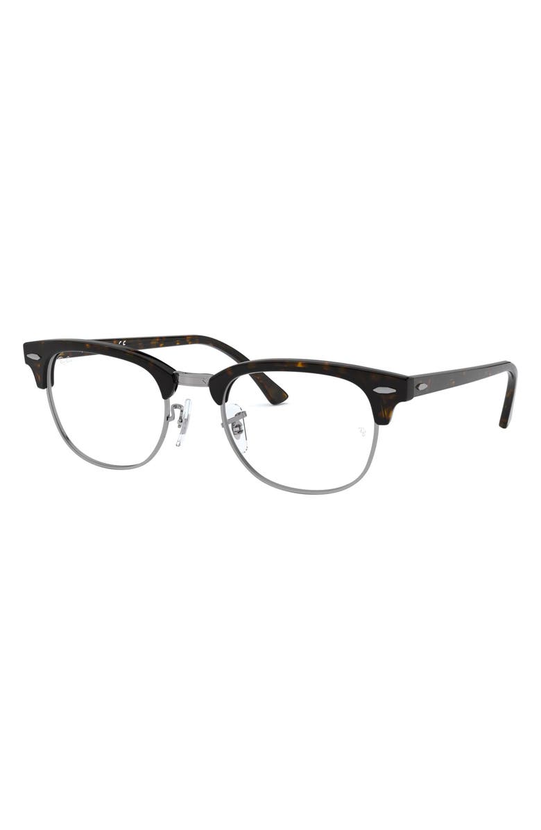 Ray-Ban 49mm Optical Glasses, Alternate, color, Dark Havana