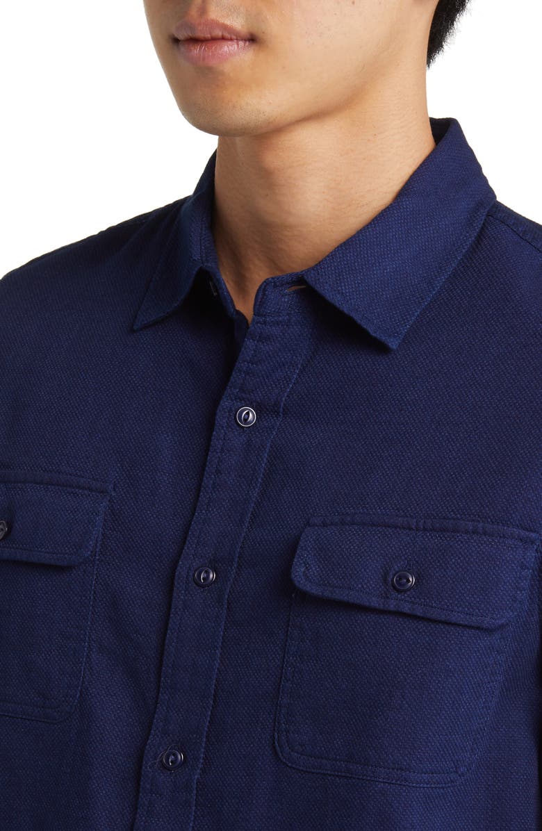 Schott NYC Two-Pocket Flannel Button-Up Shirt, Alternate, color, Basketweave